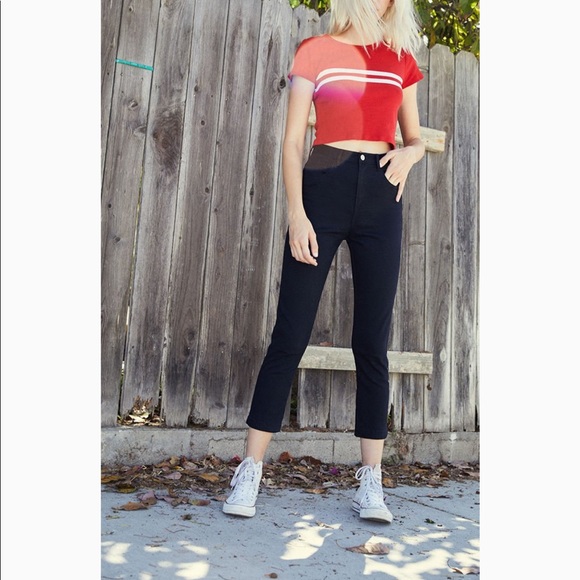 Brandy Melville Jane Pants - solid black - Picture 5 of 7